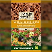 ex copeaux de bois colores vrac - brun clair
